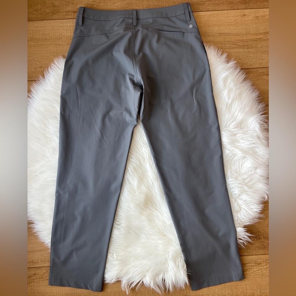 Z by Zella Men’s Stretch Pants Gray Size 32 Performance Golf Travel - Picture 3 of 4